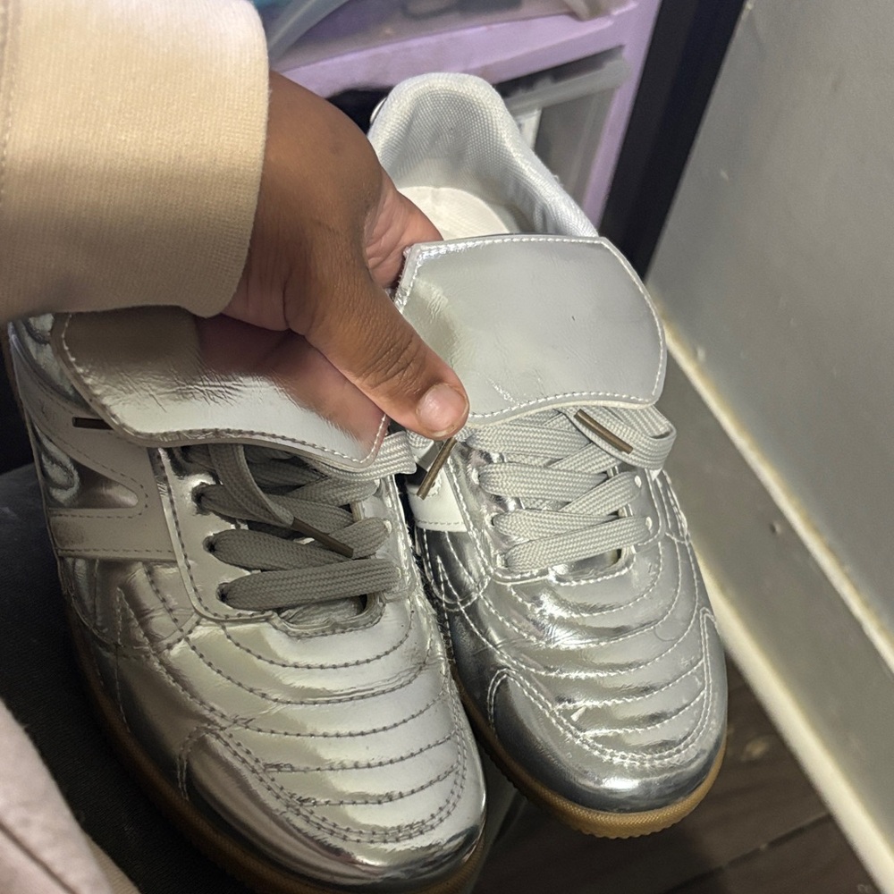 Silver Women's Sneakers